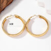 Wholesale geometric glossy earrings women's Japanese and Korean ins style simple fashion personalized earrings