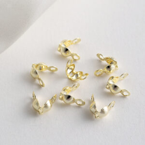 14k gold (double bag) / 3.6*7mm/aperture 1.25mm (100 pcs/pack)