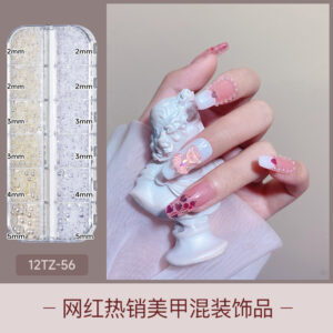 Two-color pearls mixed 12tz-56