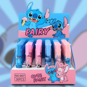 Wholesale Stitch Press Eraser Capibala Star Baby Stitch Pen-shaped Telescopic Scratch Removal Rubber Batch
