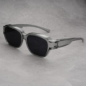 Wholesale Tr Large-Frame Polarized Set Myopia Sunglasses for Men Driving Drivers Summer Sun Protection Sunglasses for Women with High-End Feel