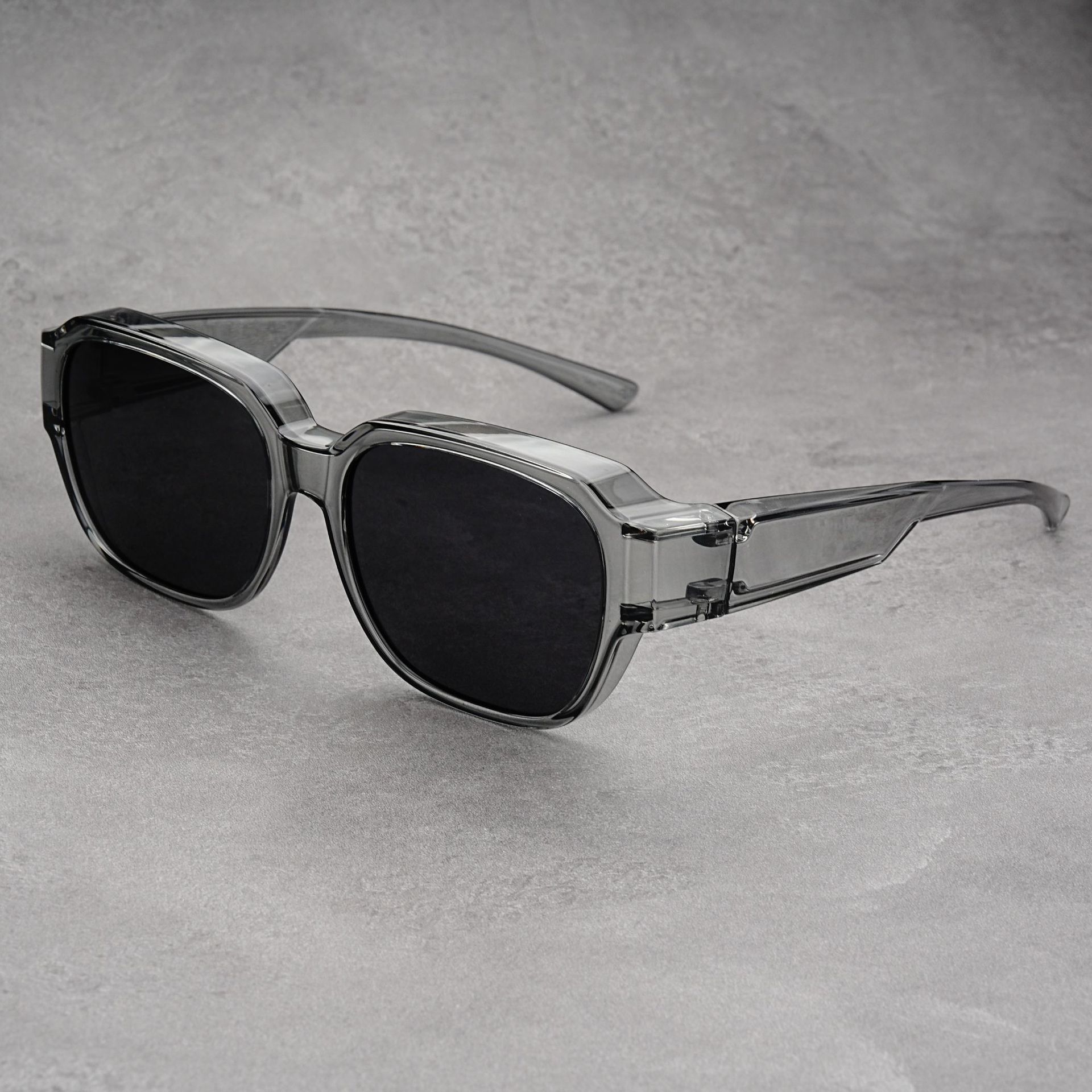 Wholesale New Tr Large-Frame Polarized Set Myopia Sunglasses for Men Driving Drivers Summer Sun Protection Sunglasses for Women with High-End Feel