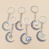 oly-2eb52aa3a6aef0a6baaa99dbee9d67d9 Wholesale Five-Pointed Star Sun and Moon Pendant Retro Moon Combination Keychain Pendant