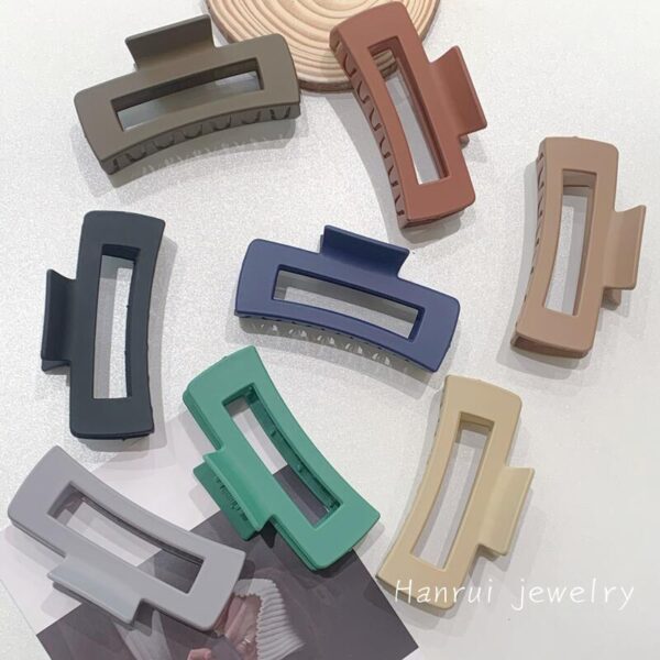 Wholesale Hairpin Back of Head Grabber Square Frosted Large Hairpin Female Hairpin Clip