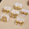 Wholesale Love Heart Shaped Stainless Steel 304 Earrings Electroplated Fashionable Casual Minimalist Style Women's Jewelry Accessories