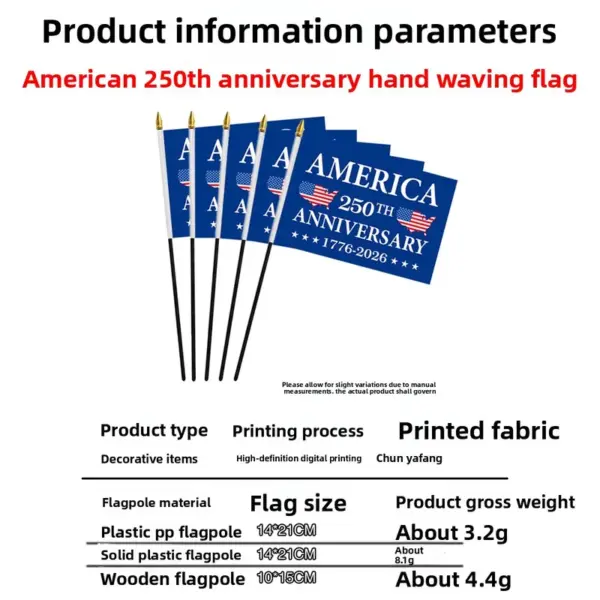 Wholesale 20 PCS American Flag Set For Independence Day Celebration, Perfect Party Supplies Featuring Classic Stars And Stripes Design