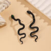 Wholesale hip-hop style detachable high-level sense exaggerated snake earrings female punk personality trendy earrings earrings