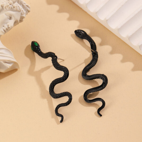 Wholesale hip-hop style detachable high-level sense exaggerated snake earrings female punk personality trendy earrings earrings