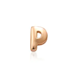 Rose Gold Letter P