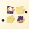 Wholesale American Flag Pin Made Of Zinc Alloy Featuring Stamping Craft, Available In Classic Colour