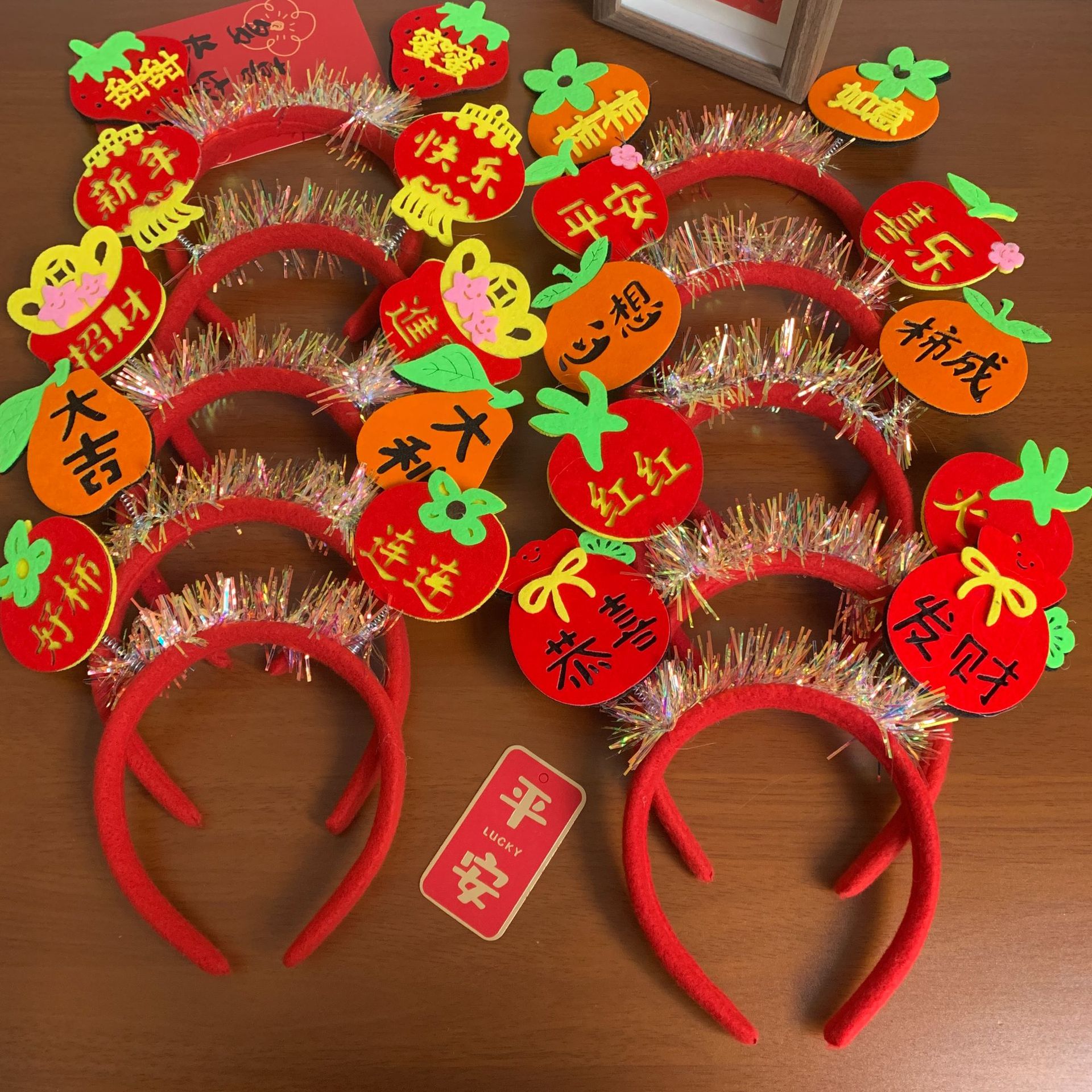 Wholesale 2024 New Year Celebration Headwear Valentine's Day Headband Children's New Year's Day Headband Happy Fortune Dragon Year Hair Accessories