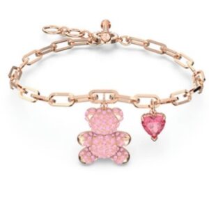 Pink bear bracelet