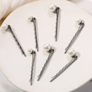 oly-2fa8d79bbc001937f37e164a14183a29 Wholesale Gold-Plated Pearl Hairpin Wholesale Style Personalized Accessories One-Word Clip Bridal Jewelry Set Female Ins Style