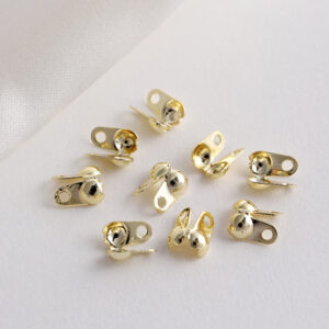 14k gold (side bag) / 1.5*2.5*4mm/aperture 0.7mm (100 pcs/pack)