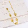 Wholesale Luxurious Oval Sweater Chain Necklace For Women, 3 Pieces Set