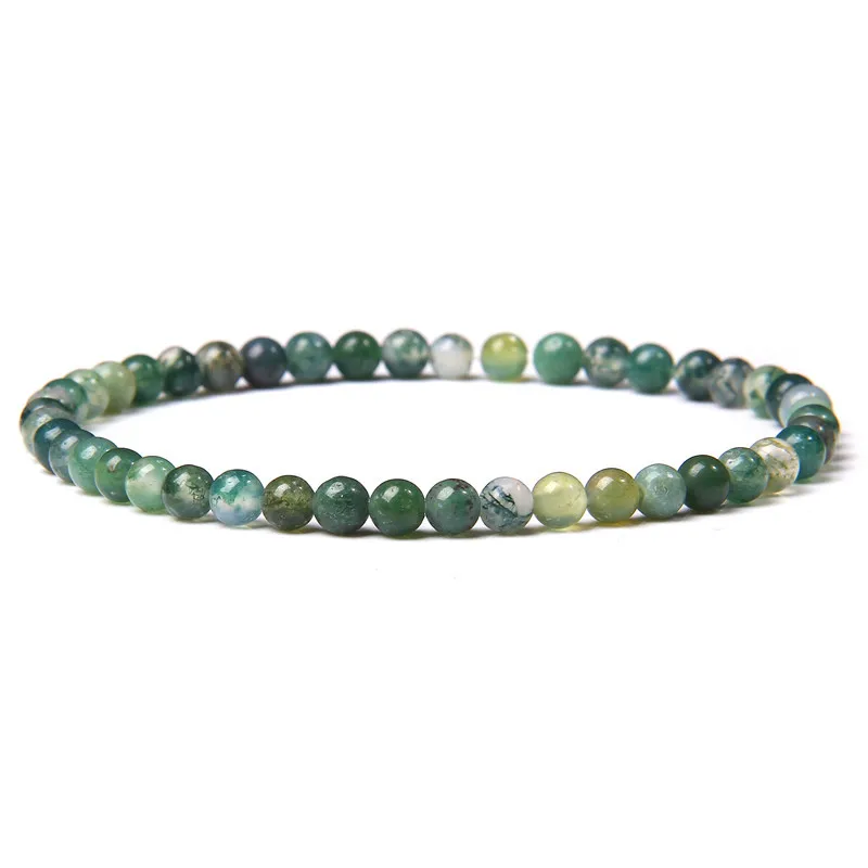Wholesale Casual Retro Geometric Natural Stone Agate Bracelets In Bulk -