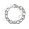 Wholesale PVD Coated Real Gold Plated 18K Gold Solid Color 304 Stainless Steel Sweet Waterproof Non Tarnish 304 Stainless Steel OT Clasp Toggle Clasp Closure Bracelets