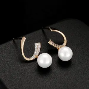 14K Gold H-5756 Pearl