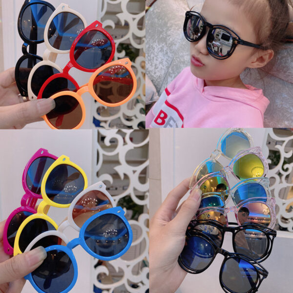 oly-2ffd8ea79395a6cf6b490a1082f4fded Wholesale Children's Sunglasses Sunglasses Children's Boys and Girls Fashion Fashion Baby Cute Anti-UV Toy Glasses