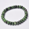 Wholesale jewelry 6mm natural stone abacus beads bracelet women fashion jade crystal agate single ring bracelet
