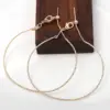 Wholesale Beaded Lines Bracelet Bangle In Copper With 14K Real Gold Electroplated Finish Featuring Elegant Beading