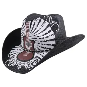 111-Black (Guitar) / Medium (56-58cm)