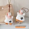 oly-3032803486c29136c4ddc018b17a9ff2 Wholesale Creative Cartoon Big White Goose Plush Pendant Cute Bib Duck Doll Hanging Ornaments Grasping Machine Doll Bag Accessories Gift