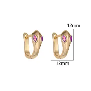 14K Gold H-6609 / Red