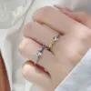 Wholesale Elegant Heart Shaped Ring For Women With Micro Paved Zircon Fashionable Personality Ring Romantic Style Suitable For Daily Wear And Dates