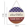 Wholesale Halloween Wooden Plaque Welcome Decoration Flag Door Hanging Ornament Veterans Day Party Decoration