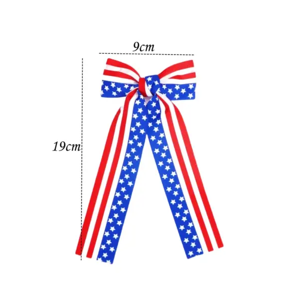 Wholesale Halloween Hair Clips Multi-style American Flag Simple Bow Hair Accessories Girls Top Clips Pair Clips Hair Accessories