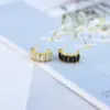 Wholesale 1 Pair Simple Style Geometric Copper Zircon Earrings