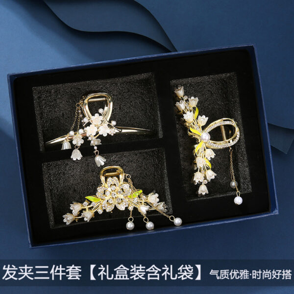 oly-30b8bb5d2c3309343fc54cd91bd1258e Wholesale Elegant High-grade Wheat Ear Women's Grab Hairpin Antique Hair Accessories Birthday Valentine's Day Gift for Wife and Girlfriend