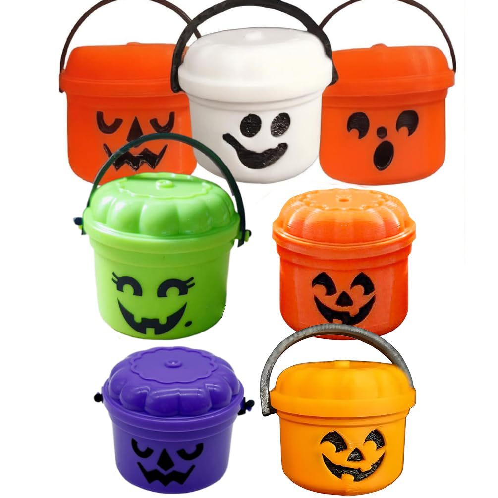 Wholesale Printed Halloween Nostalgia Buckets Pumpkin Bucket