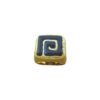 oly-30e08bc526bd396b179c46755e7fbc94 Wholesale Back-shaped enamel color contrast bracelet French niche design retro simple fashion temperament high-end sense gold ring