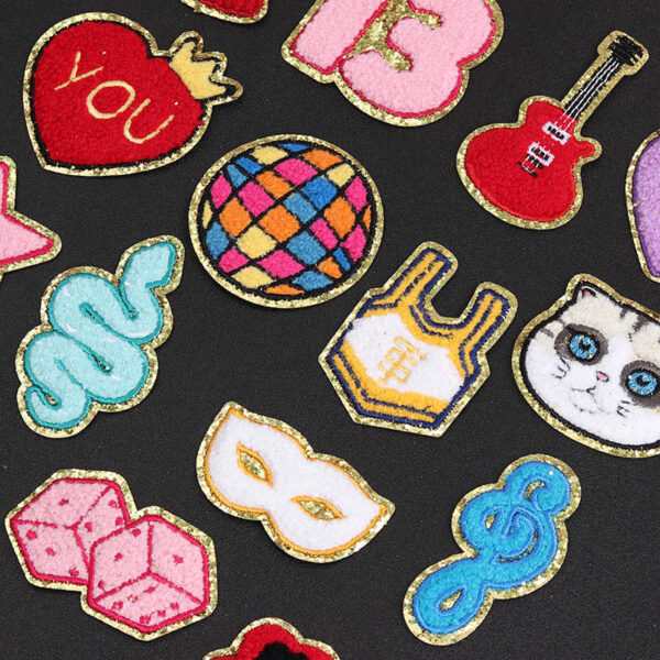 oly-311911dcfc368a81cd2661a0cb5c51c3 Wholesale Cartoon embroidered towel embroidered cloth stickers in stock wholesale supply clothing accessories hat bag decorative patch DIY