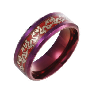 Purple Red Bottom 8mm Wide Dragon / No. 9