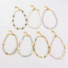 oly-3124f8bac7a3e214edbbc96023f176e9 Wholesale ig Light Luxury Beaded Titanium Steel Bracelet Natural Stone Pearl Crystal High-end Color-free Jewelry