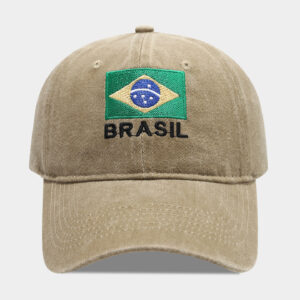 Brazilian flag khaki / Adjustable