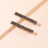 Wholesale Simple and Fashionable One-word Duckbill Clip Internet Popular Full Diamond Super Flash Bangs Side Clip Hair Accessories Hair Clip