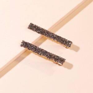 oly-314221ce1e3b4f8c3b321a480548cafa Wholesale Simple and Fashionable One-word Duckbill Clip Internet Popular Full Diamond Super Flash Bangs Side Clip Hair Accessories Hair Clip