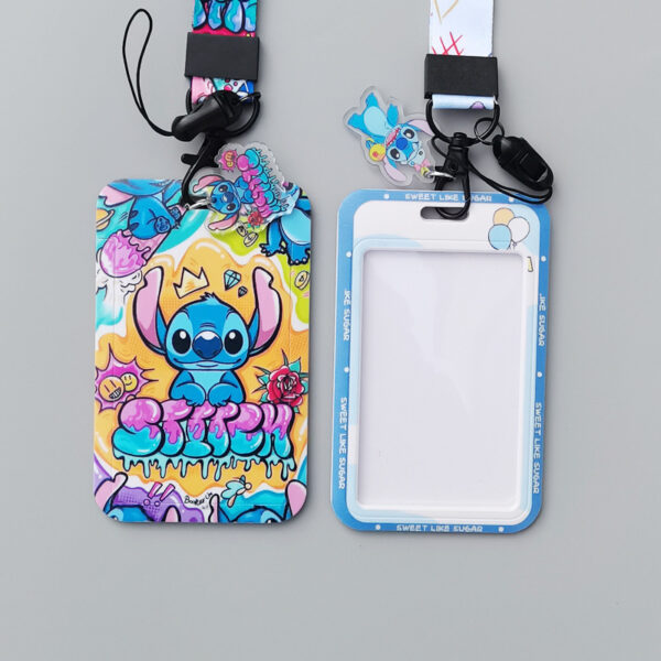oly-314cb946e911b3554a4962efd94efea9 Wholesale Cartoon Cartoon hard bus push card holder thermal transfer printing student campus card polyester lanyard work card meal card OLY Exclusive