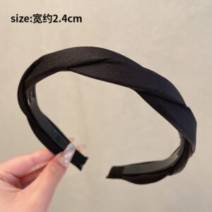 Twist hairband [black]]