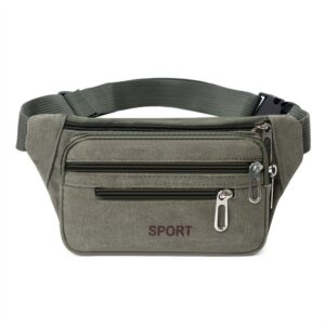 New sports thickened buckle bag 5 pull-military green