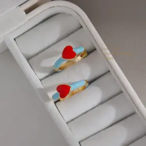 Wholesale 1 Pair Fashion Heart Shape Copper Plating Earrings