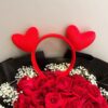 oly-31a344c838935a0c9d3011f1357258bb Wholesale Valentine's Day Headwear Cute Red Love Hair Band Tanabata Bridesmaid Wedding Funny Hair Card Girl Headband Hair Accessories Women