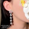 Wholesale Kardashian Love Bow Gem Earrings Papalacha Plated 18K Gold Candy Pink Heart Butterfly Ring