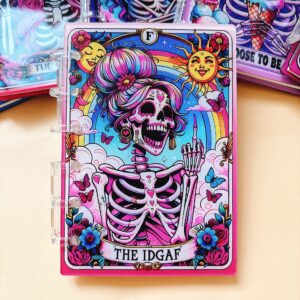 A757-tarot notebook-tele (with inner pages and buckles)