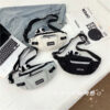 Wholesale chest Bag Men's Japanese Harajuku workwear style sports messenger bag South Korea versatile student riding shoulder waist bag fashion