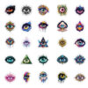 oly-320b83f607d34b0cdf01d85e92ec97bb Wholesale 50 personalized pupil eyes graffiti waterproof stickers diy mobile phone case skateboard notebook decorative stickers